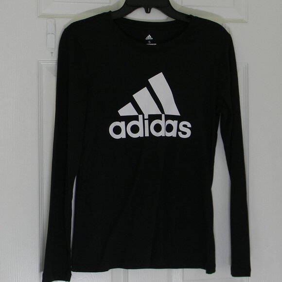 Adidas Tops - Adidas Golf Womens Long Sleeve Logo Tee Black NWT